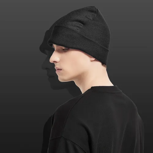 Vista 6 de Gorra profesional de Bboy acolchada cabeza Spin Beanie de punto de algodón Spin Hat