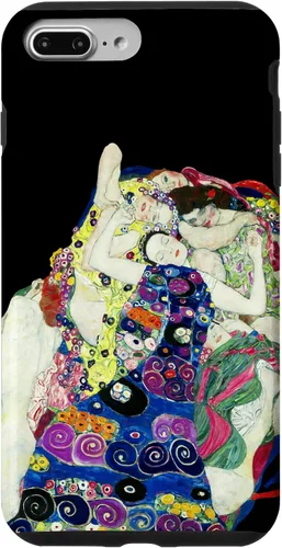 Vista 12 de Gustav Klimt The Maiden Painting Funda para iPhone 17