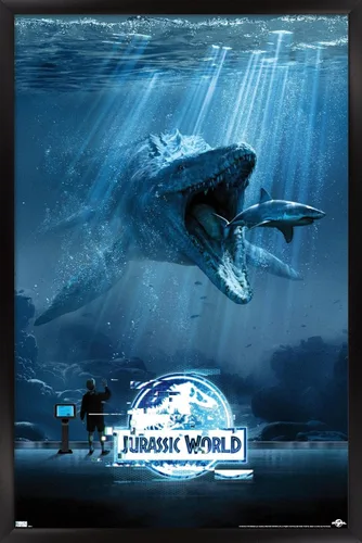 Vista 7 de Trends International Jurassic World - Póster de pared de agua, 14.725 x 22.375 pulgadas, versión premium sin marco
