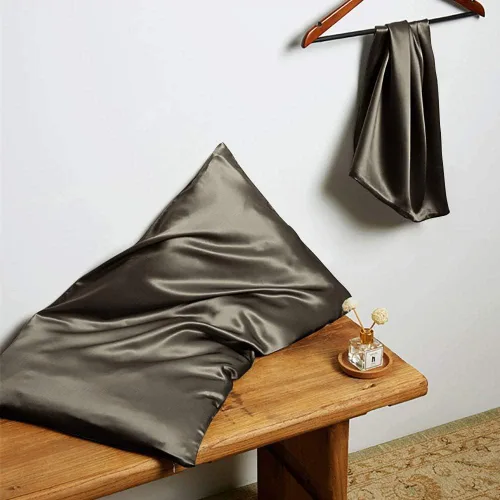 Vista 16 de THXSILK Funda de almohada de seda de 22 momme de seda de morera pura con cremallera oculta, funda de almohada suave y transpirable para cabello