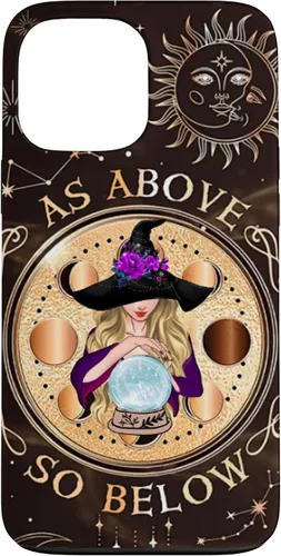 Vista 23 de iPhone 16 Witch Halloween Day - As Above - So Below Case