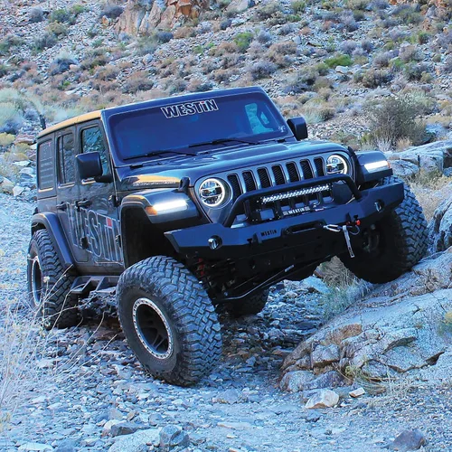Vista 5 de Westin 59-80115 WJ2 parachoques delantero de ancho completo para Wrangler JL 2018-2026 Gladiator 2020-2026