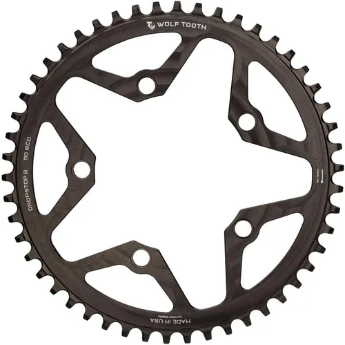 Vista 5 de Wolf Tooth Componentes Drop-Stop 110 BCD 36T Plato para carretera/CX/Grava