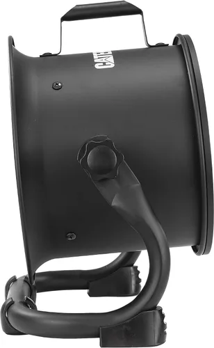 Vista 6 de CAT ventiladores - Ventilador de tambor de alta velocidad de 9" (Negro, 2 en 1): 940 CFM, 4 velocidades, cabezal giratorio de 360°, motor