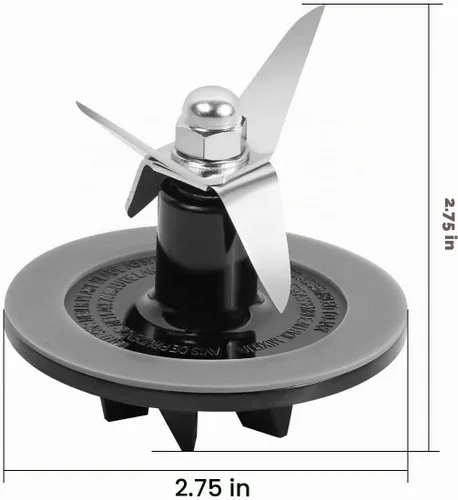 Vista 2 de Conjunto de corte de licuadora, piezas de repuesto de cuchilla de licuadora con junta para licuadoras Cuisinart CBT-500, SB5600, CB600, BFP-10CH