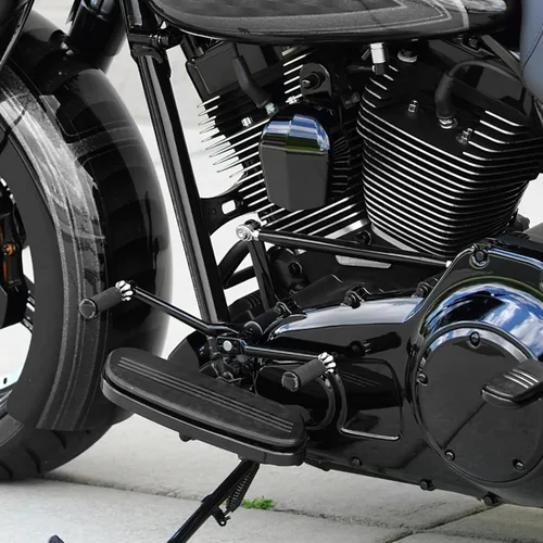 Vista 8 de TCT-MOTORPARTS Palanca de cambio interior negra para Harley Electra Road Glide 1984-2016