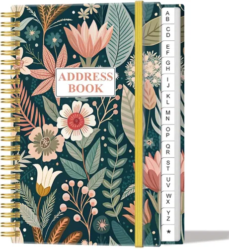 Vista 8 de Libreta de direcciones con pestañas alfabéticas - Teléfono A5 y libreta de direcciones con contactos de direcciones, fecha especial, teléfono
