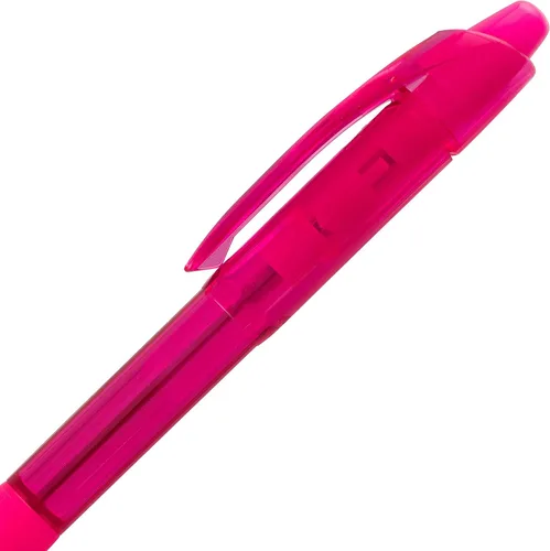 Vista 6 de Pentel RSVP RT Colors - Bolígrafo retráctil (1.0mm) trazo medio, color rosa, barril, tinta rosa, caja de 12 (BK93CRP-P)