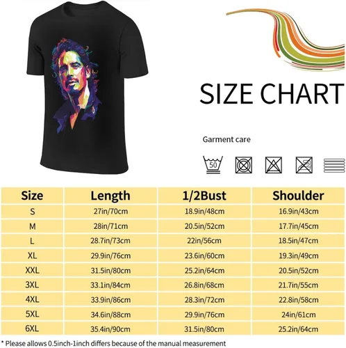 Vista 4 de GUIGRUIJO - Camisetas de algodón de manga corta para hombre Negro
