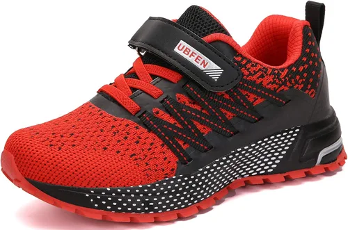 Vista 2 de KUBUA - Zapatos deportivos para niños y niñas tenis para correr ligeros transpirables deportivos y atléticos