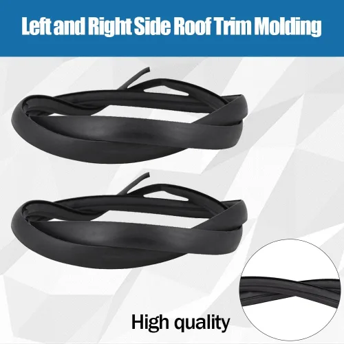 Vista 4 de Moldura de techo lateral izquierdo y derecho negro para Toyota Corolla 2009-2013