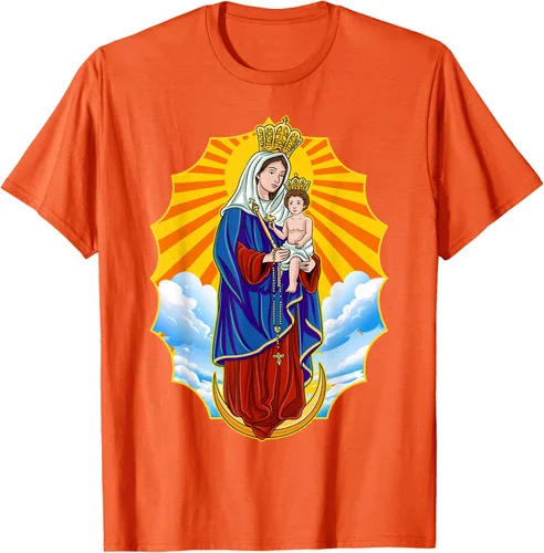 Vista 53 de Chinita Chiquinquira Venezuela Maracaibo Virgen Chiquinquira Chinita Zulia Camiseta negra