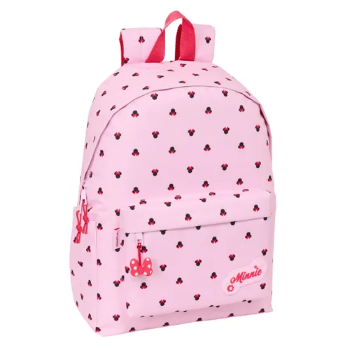 Vista 2 de Mochila Escolar Minnie Mouse Naive Rosa 31 x 43 x 13 cm