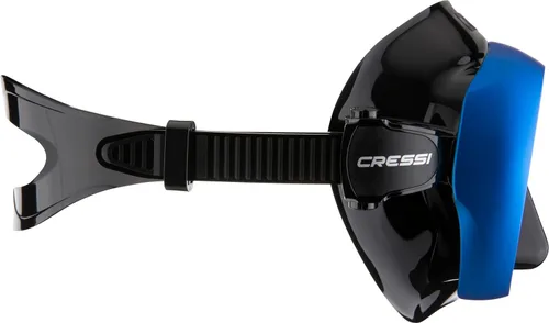 Vista 2 de Cressi Máscara de buceo y apnea antivaho de una sola lente - Falda de silicona para un ajuste flexible - A1: Diseñado en Italia