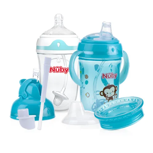 Vista 2 de Nuby 6 Stage 360 Comfort Cup Starter, juego de 4 piezas