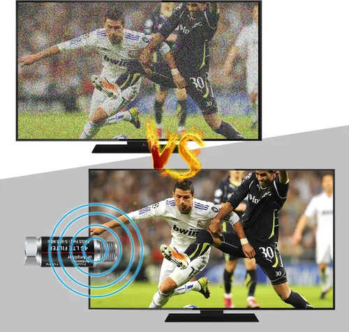 Vista 4 de 2 filtros LTE que mejoran las señales del amplificador de antena, filtro LTE para purificador de señal de antena de TV, filtro 4G/5G que reduce
