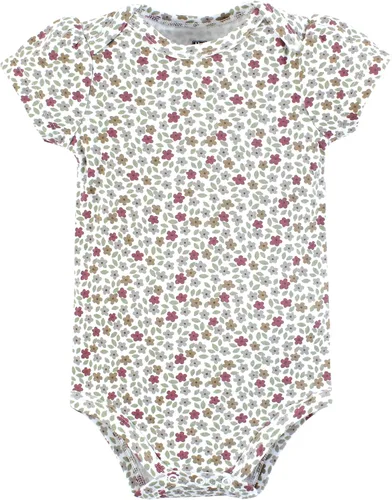 Vista 393 de Hudson Baby baby-girls Cotton Bodysuits 3-pack
