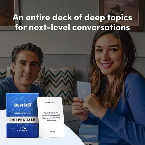 Vista 8 de BestSelf Deeper Talk Date Deck Bundle - Tarjetas de conversación de fecha y rompehielos