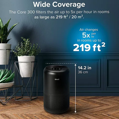 Vista 4 de LEVOIT Purificador de aire y purificadores de aire para dormitorio