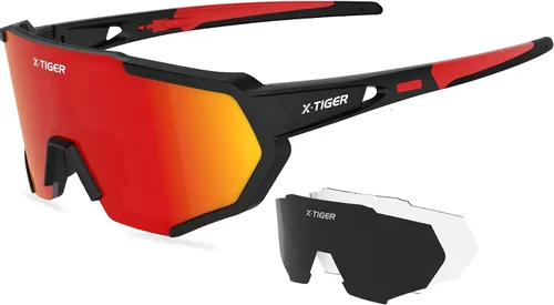 Vista 18 de X-TIGER Polarized Sports Sunglasses with 5 Interchangeable Lenses