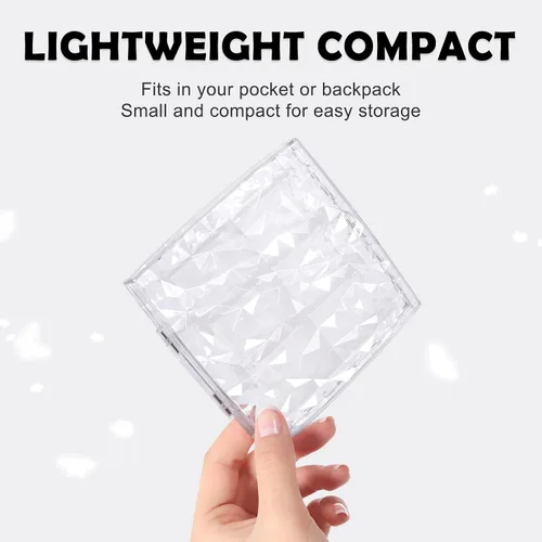 Vista 6 de DLseego Estuche transparente para tarjetas de juego de cristal para interruptor regular, Lite OLED, 11 ranuras para tarjetas de juego, 2 ranuras