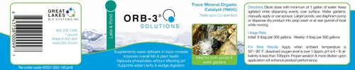 Vista 2 de Orb-3 Trace Mineral Organic Catalyst Canister para estanques, 1 libra