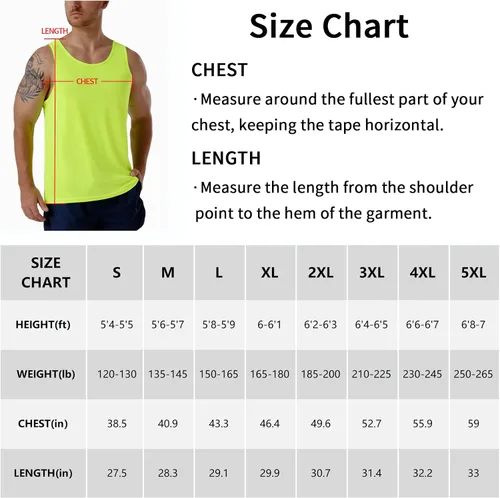 Vista 6 de CQC Camisetas sin mangas para hombre, gimnasio, entrenamiento, correr, secado rápido, camiseta sin mangas para playa, natación, muscular, atlética