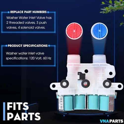 Vista 2 de Para Whirlpool Cabrio WTW8500DR2 WTW8500DC2 WTW7500GC0 WTW7500GW0 WTW8500DC0 WTW5105HW0 WTW5105HW1 WTW7500GC2 WTW7500GW2 TW85000 DC5 WTW7500GW