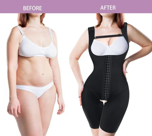 Vista 5 de BRABIC - Faja tipo body para mujer, moldeadora de cintura, realce de glúteos, control de abdomen y estilizadora de piernas, faja de cuerpo completo