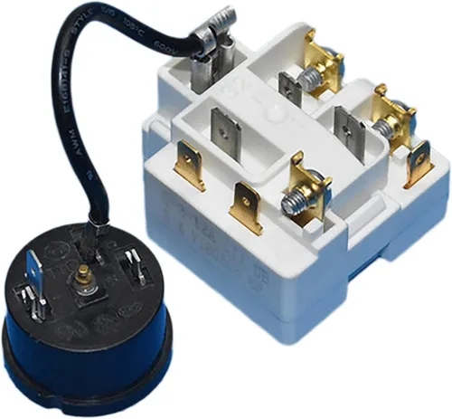 Vista 5 de Reemplazo 4uf condensador protección de sobrecarga para compresor de refrigerador Haier, accesorios de reparación del refrigerador Haier
