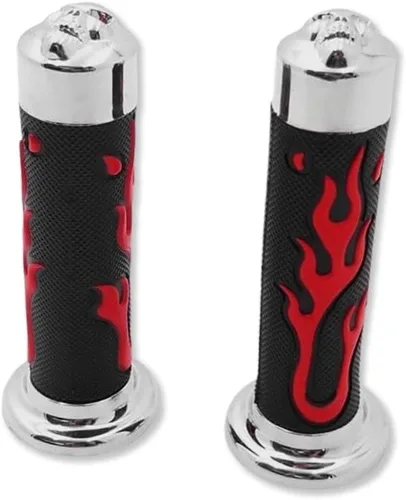 Vista 4 de XH4071 - Empuñaduras de Gel Rojo Confort 0.984 in 1" Compatible con Sportsbike Motocicleta ATV KTV CB