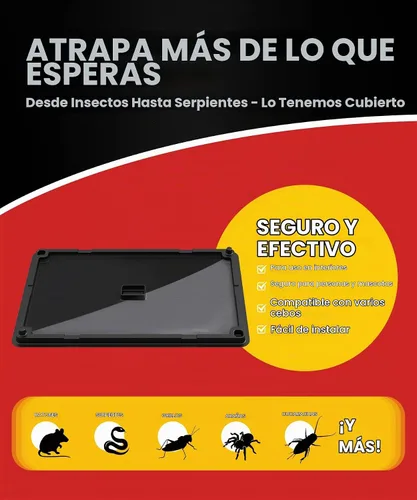 Vista 6 de Wowcatch Trampas adhesivas para ratones en interiores para el hogar