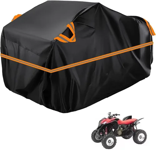 Vista 386 de Cubierta para ATV impermeable compatible con Arctic Cat H1 EFI TRV Cruiser 4x4 2011, cubierta de 210D para vehículos de 4 ruedas, cubierta para quad