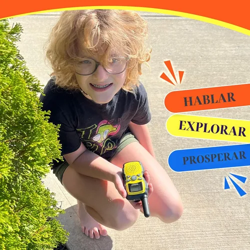 Vista 8 de Wishouse Walkie Talkies para niños recargable