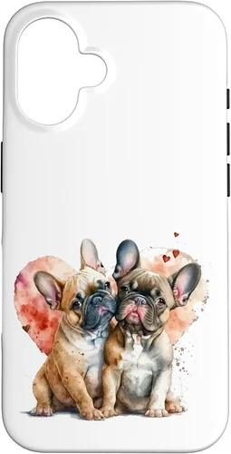 Vista 32 de Carcasa para iPhone 17, diseño de perro francés, diseño de bulldog francés