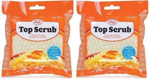 Vista 6 de Genuine Fred Top Scrub - Esponja para Ramen, Multicolor