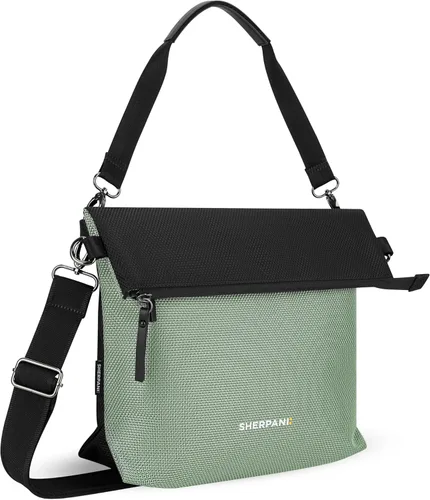 Vista 5 de Sherpani Vale, bolso cruzado antirrobo para mujer Aloe Mist