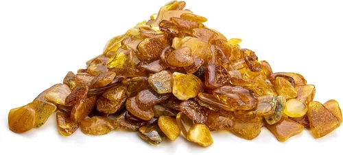Vista 3 de Piedras ámbar pulidas y crudas 100% naturales del Báltico Chips Resina Ambar Piedra para manualidades de joyas y cuentas sueltas (sin agujeros)