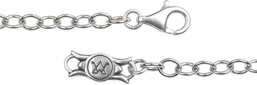 Vista 5 de American West Sterling - Placa de piedras preciosas con colgante de plumas, 16.9in
