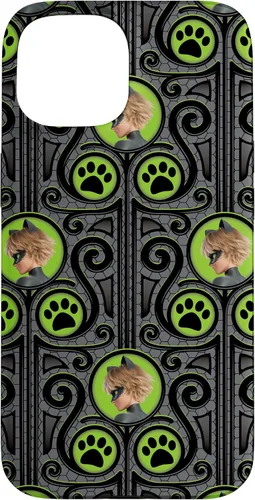 Vista 6 de Funda para iPhone 12/12 Pro Miraculous Ladybug y Cat Noir The Movie CN Print Case