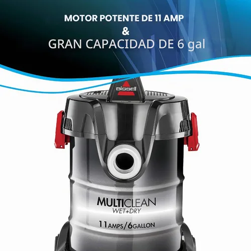 Vista 2 de BISSELL MultiClean Garaje húmedo y seco y aspiradora automática, 2035M