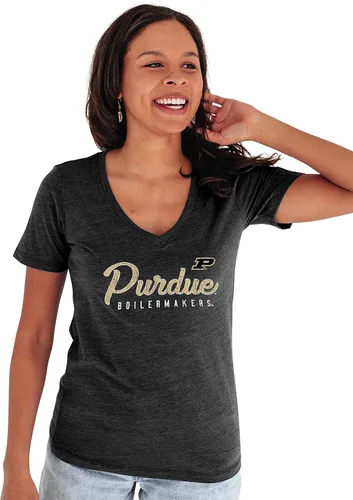 Vista 12 de Blue 84 NCAA - Camiseta de triple mezcla con cuello en V para mujer