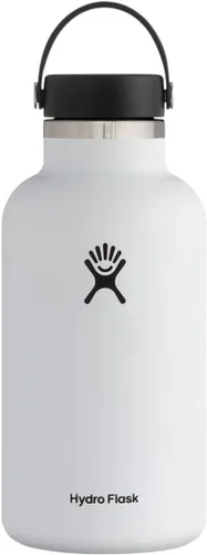 Vista 30 de Hydro Flask Botella de agua – Acero inoxidable aislado – Tapa flexible de boca ancha, antiderrames, a prueba de fugas y recargable en agave de 20