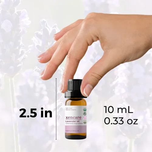 Vista 8 de Aceite esencial orgánico de lavanda USDA 100% puro y natural sin diluir Vegano sin OMG sin crueldad Aromaterapia prémium para baños difusores