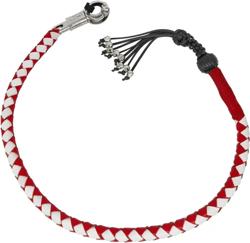 Vista 12 de Biker Whip - Látigo para motocicleta de 36 pulgadas, accesorios de manillar para motocicleta, látigos trenzados de cuero genuino para motocicletas