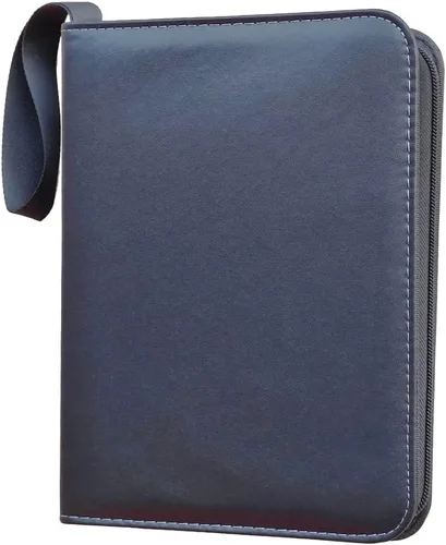 Vista 6 de Carpeta de tarjetas de béisbol Álbumes de tarjetas comerciales: Se adapta a 400 tarjetas con 50 fundas extraíbles Juego deportivo Soporte protector