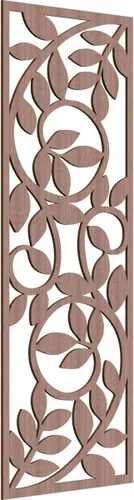 Vista 182 de 9 3/8"W x 24 3/8"H x 1/4"T Utica Decorativo Fretwork Madera Paneles de Pared, Abedul