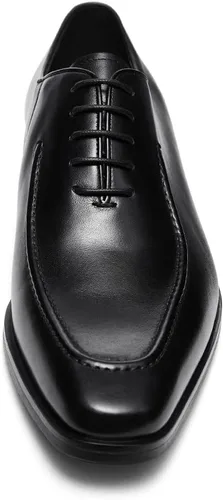 Vista 4 de FRASOICUS Zapatos Oxford para hombre, zapatos de vestir de cuero para hombre, zapatos de vestir formales para hombres