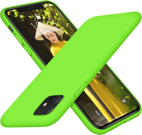 Vista 9 de DTTO - Carcasa para iPhone 11, [serie Romance] completamente de silicona [cámara mejorada y protección de pantalla] con amortiguación de diseño