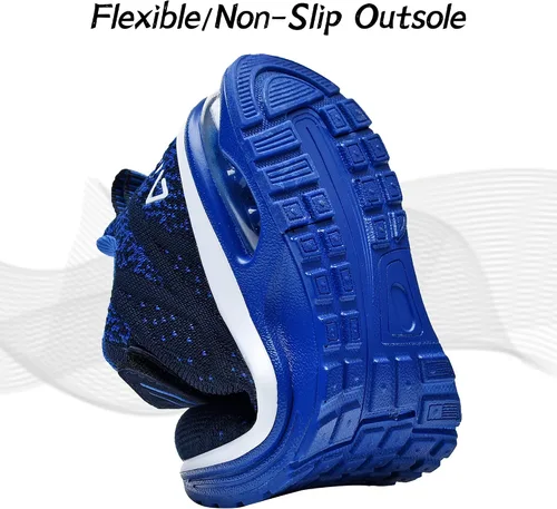 Vista 5 de PERSOUL Air Shoes - Zapatillas para niños y niñas, deportivas, para atletismo, gimnasio, correr